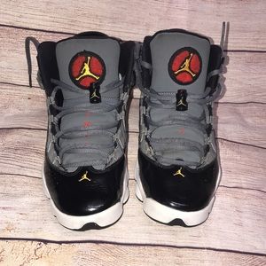 Air Jordan 6 Rings Smoke Grey University Gold Black GUC Youth 7